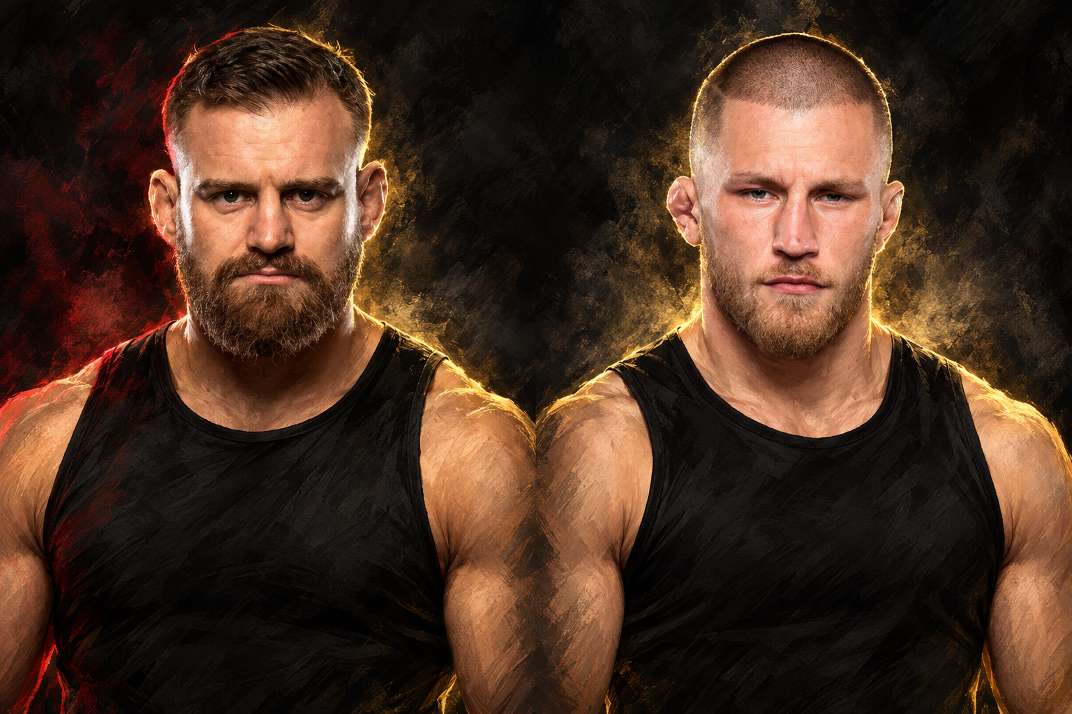 KI-Illustration: Patrik Kincl links, Dominik Humburger rechts